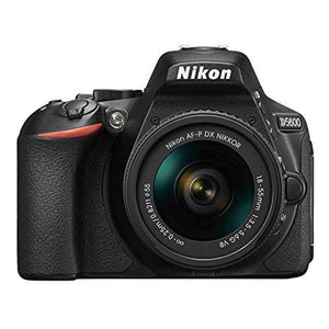 Nikon D5600 DX-format Digital SLR w/ AF-P DX NIKKOR 18-55mm f/3.5-5.6G VR, Touchscreen, Wi-Fi, Bluetooth Renewed - Reconditioned Nikon