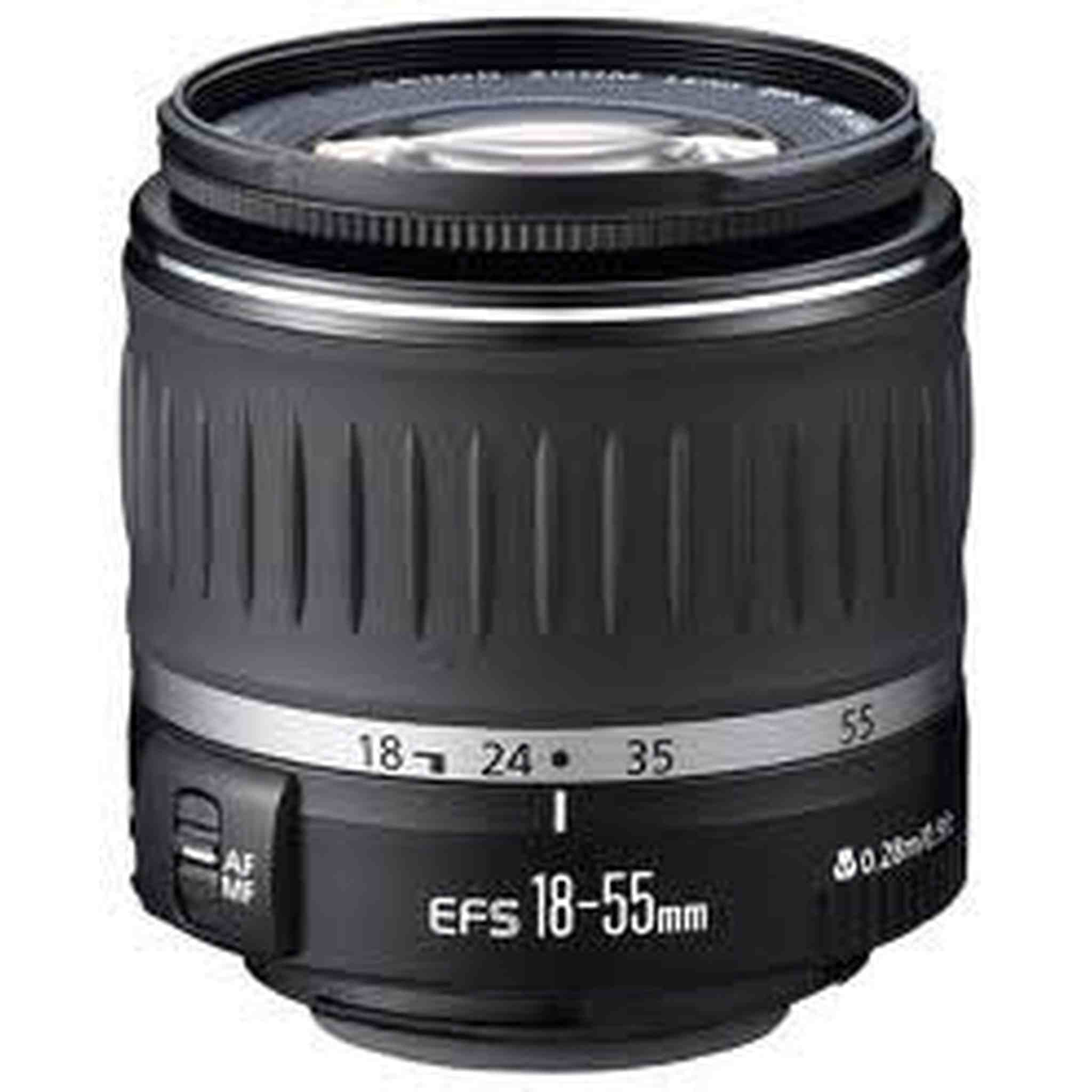 Canon EF-S 18-55mm f/3.5-5.6 is II SLR Lens - Mark II + 3 Piece Filter Kit + Lens Pen Cleaner + Shock Proof Deluxe Lens Case + Microfiber Cleaning Cloth + Accessory Saver Bundle! BVI
