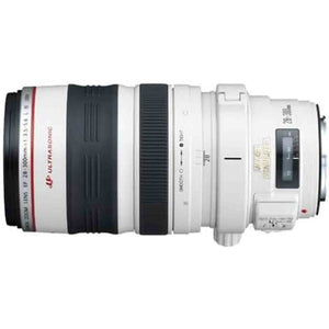 Canon EF 28-300mm f/3.5-5.6L is USM Lens + 3 Piece Filter Kit + Lens Case + Zing Microfiber Cleaning Cloth + Lens Pen Cl - Used Canon