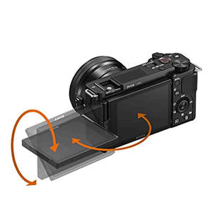 Sony Alpha ZV-E10 - APS-C Interchangeable Lens Mirrorless Vlog Camera - Black - Reconditioned Sony