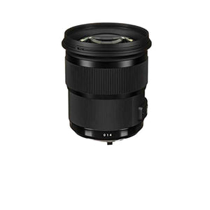 Sigma 50mm f/1.4 DG HSM Art Lens for Nikon F with 64GB Memory Card and UV Filter International Model SIGMA
