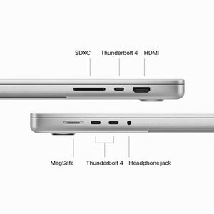 Apple 2023 MacBook Pro Laptop M3 Max chip with 16‑core CPU, 40‑core GPU: 16.2-inch Liquid Retina XDR Display, 48GB Unified Memory, 1TB SSD Storage Silver - Reconditioned Apple