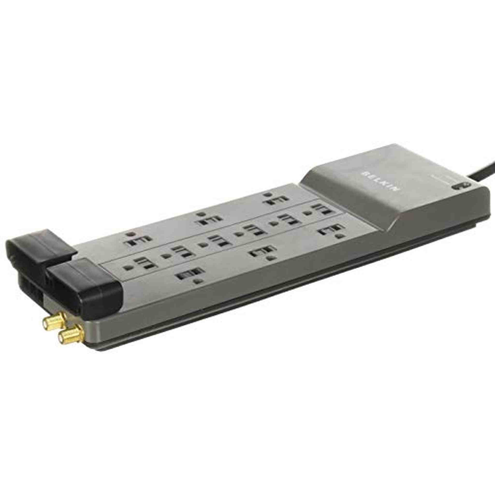 Belkin 12-Outlet Surge Protector with Phone/Coax Protection, 8 ft. Cord Belkin