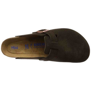 Birkenstock Classic Women's Boston Soft Clogs - Narrow, Mocha, Brown, 9-9.5 Medium US Birkenstock