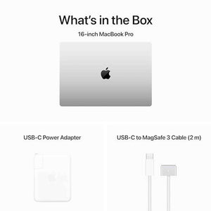 Apple 2023 MacBook Pro Laptop M3 Max chip with 16‑core CPU, 40‑core GPU: 16.2-inch Liquid Retina XDR Display, 48GB Unified Memory, 1TB SSD Storage Silver - Reconditioned Apple