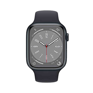 Apple Watch Series 8 GPS + Cellular 45mm Smart Watch w/ Midnight Aluminum Case with Midnight Sport Band - M/L. - Used Apple