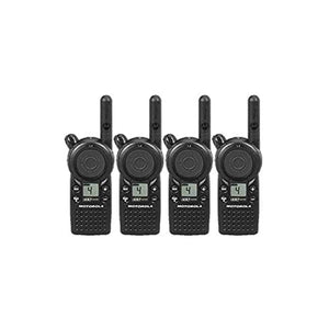 4 Pack of Motorola CLS1410 Two Way Radio Walkie Talkies UHF Motorola