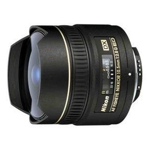 Nikon AF DX NIKKOR 10.5mm f/2.8G ED Fixed Zoom Fisheye Lens with Auto Focus for Nikon DSLR Cameras Certified Refurbished - Reconditioned Nikon