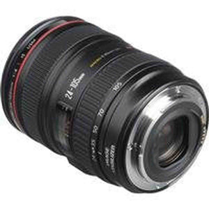 Canon EF 24-105mm f/4L IS USM AutoFocus Wide Angle Telephoto Zoom Lens - White Box Bulk Packaging - Used Canon