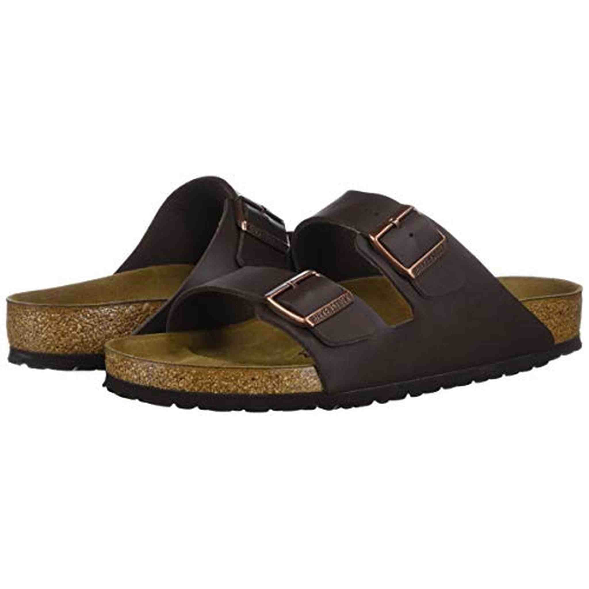 Birkenstock Mens ARIZONA, DARK BROWN BFL, 43
