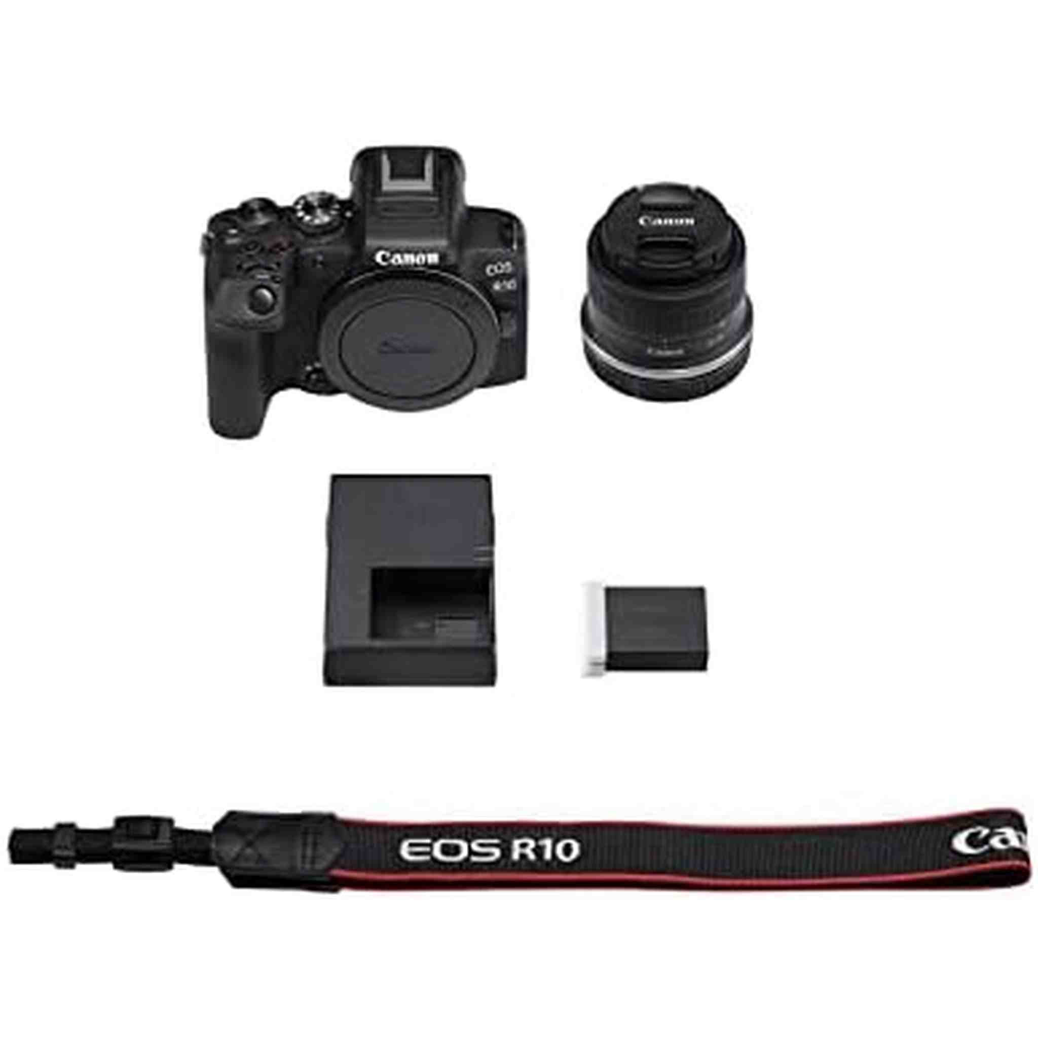 Canon EOS R10 Mirrorless Camera w/RF-S18-45mm f/4.5-6.3 is STM Lens Kit