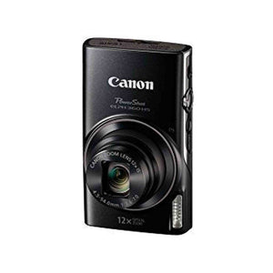 Canon PowerShot ELPH 360 Digital Camera w/ 12x Optical Zoom and Image Stabilization - Wi-Fi & NFC Enabled Black - Reconditioned Canon