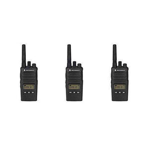3 Pack of Motorola RMU2080d Business Two-Way Radio LED Display 2 Watts/8 Channels Motorola