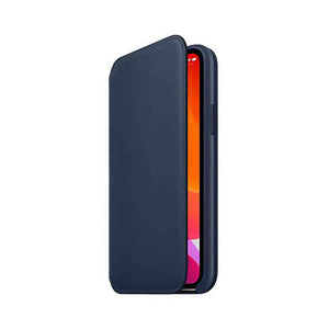 Apple Leather Folio for iPhone 11 Pro - Deep Sea Blue - Refurbished Apple