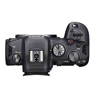 Canon EOS R6 Full-Frame Mirrorless Camera with 4K Video, Full-Frame CMOS Senor, DIGIC X Image Processor, Dual UHS-II SD Memory Card Slots, and Up to 12 fps with Mechnical Shutter, Body Only, Black - Reconditioned Canon