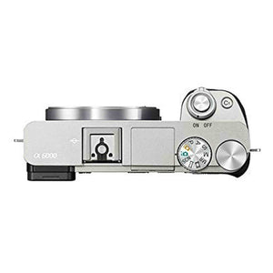 Sony Alpha a6000 Mirrorless Digital Camera 24.3MP SLR Camera with 3.0-Inch LCD - Body Only Silver - Used Sony