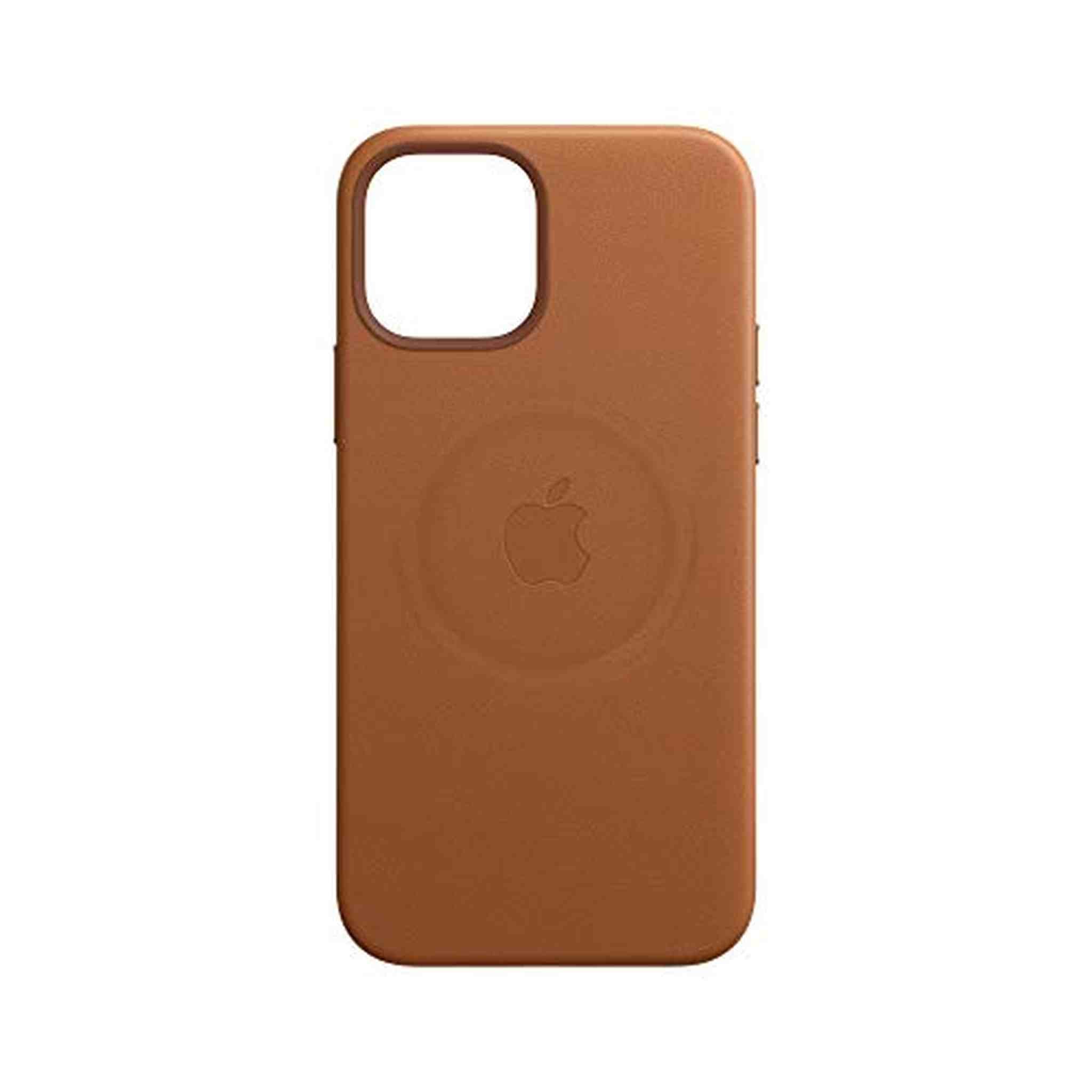 Apple iPhone 12 Pro Max Leather Case with MagSafe - Saddle Brown Apple