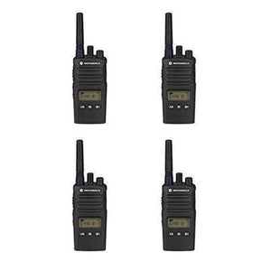 4 Pack of Motorola RMU2080d Business Two-Way Radio LED Display 2 Watts/8 Channels Motorola Solutions