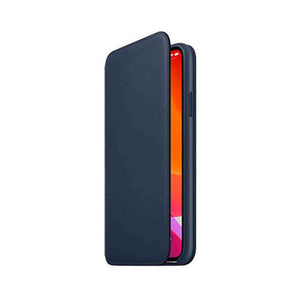 Apple Leather Folio for iPhone 11 Pro Max - Deep Sea Blue - Refurbished Apple