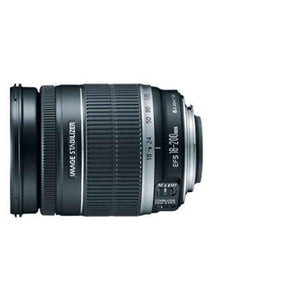 Canon 2752B002 EF-S 18-200mm f/3.5-5.6 IS Wide Lens - Black - Used Canon