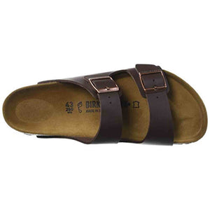 Birkenstock Arizona Unisex Dark Brown Birko-Flor Sandal 40 / Unisex US Size 9-9.5 Birkenstock