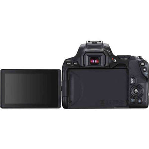 Canon EOS Rebel SL3 DSLR Camera Black, Body Only Bundle with 2x32GB Memory Card + Battery for Canon PE17 + LCD Screen - Used Canon