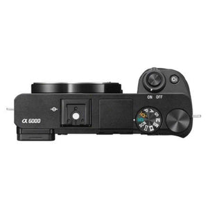 Sony a6000 mirrorless Camera Bundle 16-50mm F3.5-5.6 and 55-210mm F4.5-6.3 Lens, 32GB Card, case Renewed - Reconditioned Sony