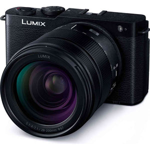 Pansonic LUMIX S9 Full Frame Camera with 28-200mm L Mount Lens, Compact Mirrorless Camera for Content Creators with Real Time LUT, Open Gate and Easy Sharing of Photos & Video Black Panasonic