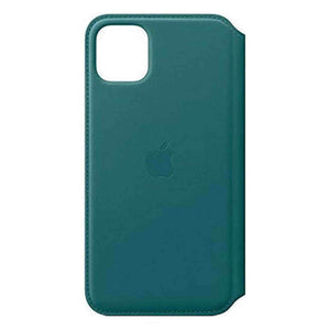 Apple Leather Folio for iPhone 11 Pro Max - Peacock - Refurbished Apple