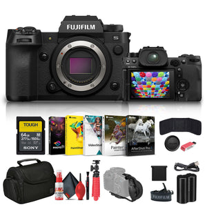 Fujifilm - X-H2S Mirrorless Camera 16756924 + 64GB Memory Card + Bag + More
