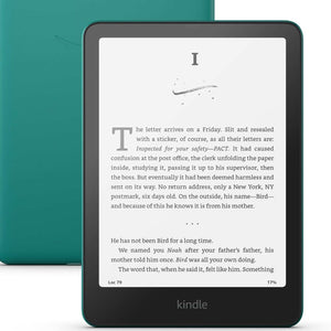 Kindle Paperwhite 16 GB with new 7" glare-free display and weeks of battery life – Jade + More Kindle