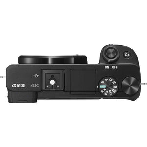 Sony Alpha a6100 Mirrorless Camera with 16-50mm OSS II and 55-210mm Zoom Lenses - Bundle - Reconditioned