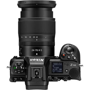 Nikon Z6III FX-format Mirrorless Camera With NIKKOR Z 24-70mm f/4 S Zoom Lens 1892 Bundle - Reconditioned Nikon