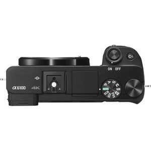 Sony a6100 Mirrorless Camera with 16-50mm f/3.5-5.6 II Lens + Sigma 18-50mm Lens - Bundle