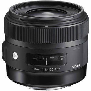 Sigma 30mm f/1.4 DC HSM Art Lens for Nikon Bundle Sigma