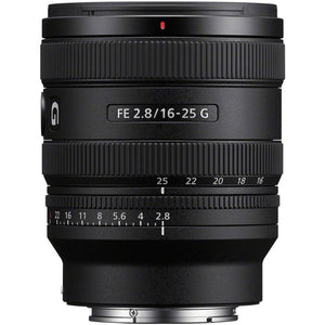 Sony FE 16-25mm f/2.8 G Lens Sony E SEL1625G + 64GB Card + Filter Kit + More - Bundle Sony