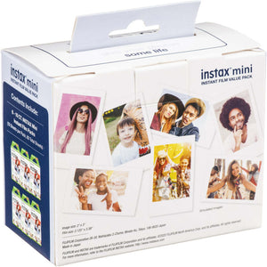 Fujifilm Instax Mini Value Pack Instant Film 60 Exposures + Cleaning Cloth