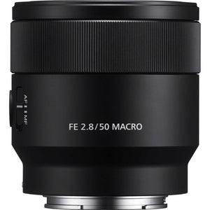 Sony FE 50mm f/2.8 Macro Lens + Cleaning Kit + Lens Filter Kit + Lens Cap Sony