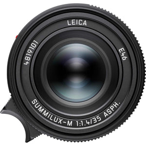 Leica Summilux-M 35mm f/1.4 ASPH. Lens Black 11726 + 64GB Memory Card + More Leica