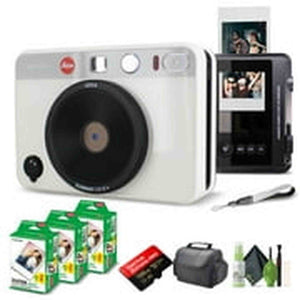 Leica Sofort 2 Hybrid Instant and Digital Camera + Instant Film 60 Sheets White Leica