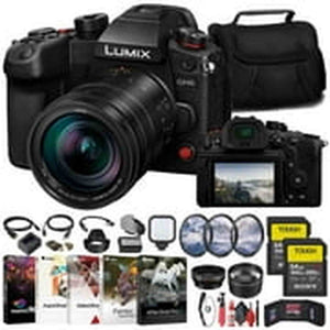Panasonic Lumix GH6 Mirrorless Camera W/ 12-60mm Lens + 2 x 64GB Card + More Panasonic