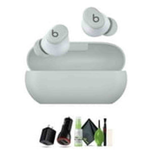 Beats by Dr. Dre Solo Buds, Wireless Bluetooth Earbuds Storm Gray Bundle With More Accessories Beats
