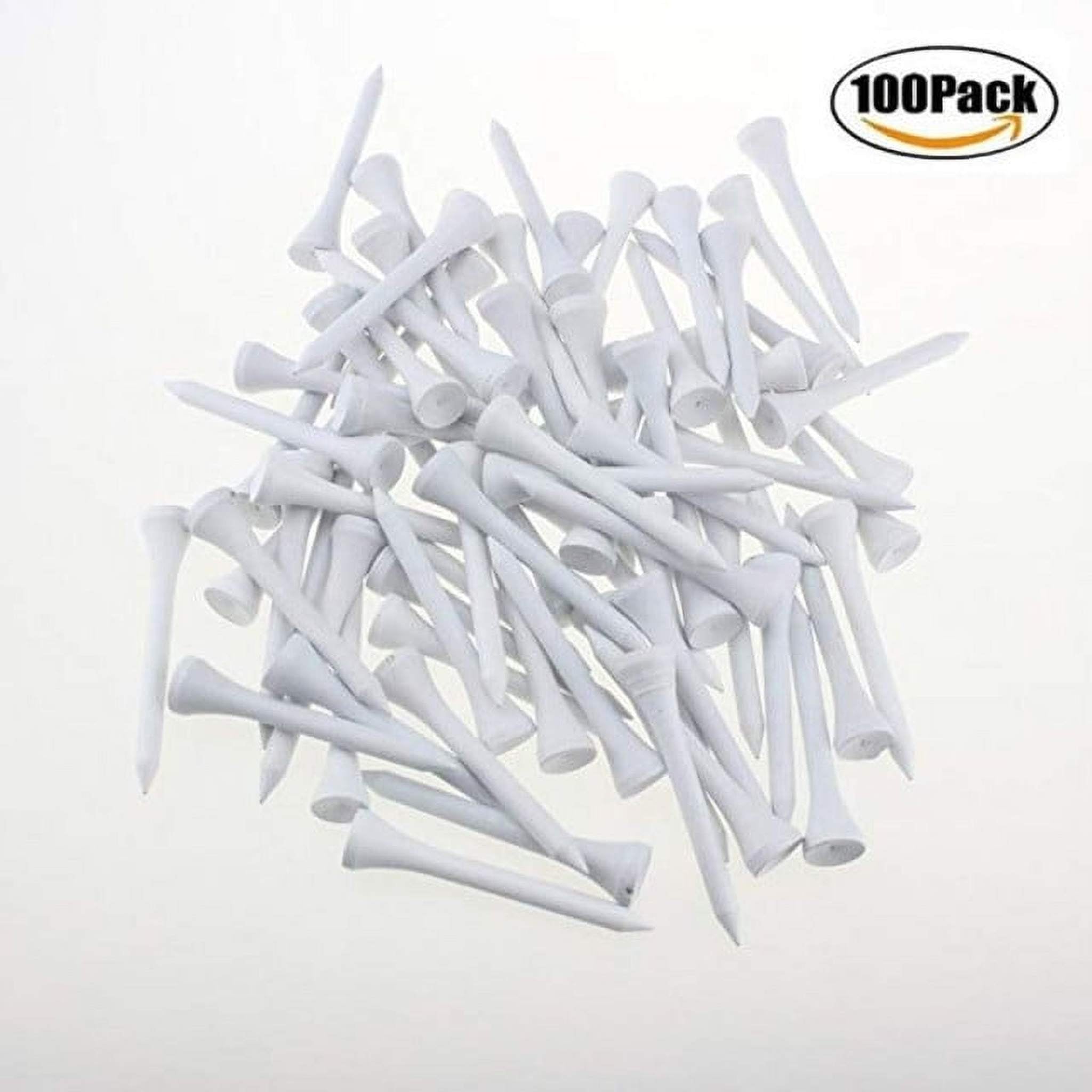 Izzo Golf Wood Tees 2 1/8 White 100 count Izzo