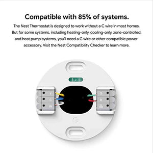 Google Nest Smart Thermostat - Snow Google