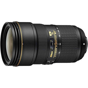 Nikon AF-S FX NIKKOR 24-70mm f/2.8E ED Vibration Reduction Zoom Lens with Auto Focus for Nikon DSLR Cameras Renewed - Reconditioned Nikon