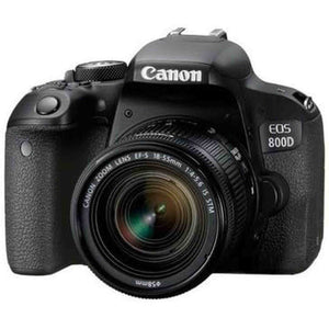 Canon EOS 800D / Rebel T7i DSLR Camera with 18-55mm Lens + Creative Filter Set, EOS Camera Bag + Sandisk Ultra 64GB Card + Electronics Cleaning Set, And More International Model - Used Canon