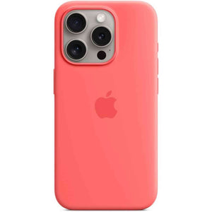 Apple iPhone 15 Silicone Case with MagSafe - Guava