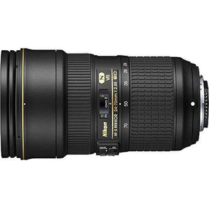 Nikon AF-S FX NIKKOR 24-70mm f/2.8E ED Vibration Reduction Zoom Lens with Auto Focus for Nikon DSLR Cameras Renewed - Reconditioned Nikon