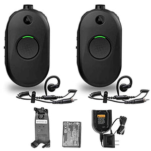 2 x Motorola CLP1010e 1-Channel 2-Way UHF Business Radio CLP1010E + More Motorola Solutions