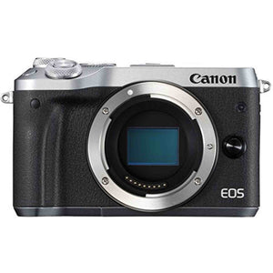 Canon EOS M6 Mirrorless Digital Camera International Model Body Only, Silver - Used Canon